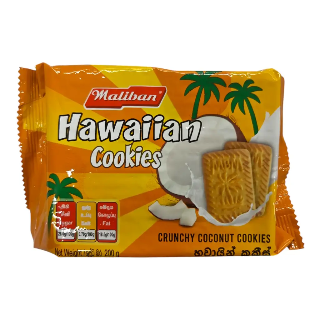 Maliban Hawaiian Cookies 200g
