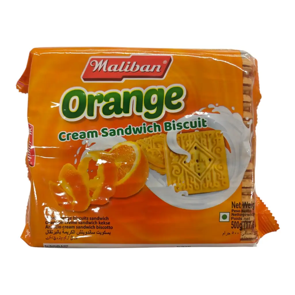 Maliban Orange Sandwich Biscuits 500g