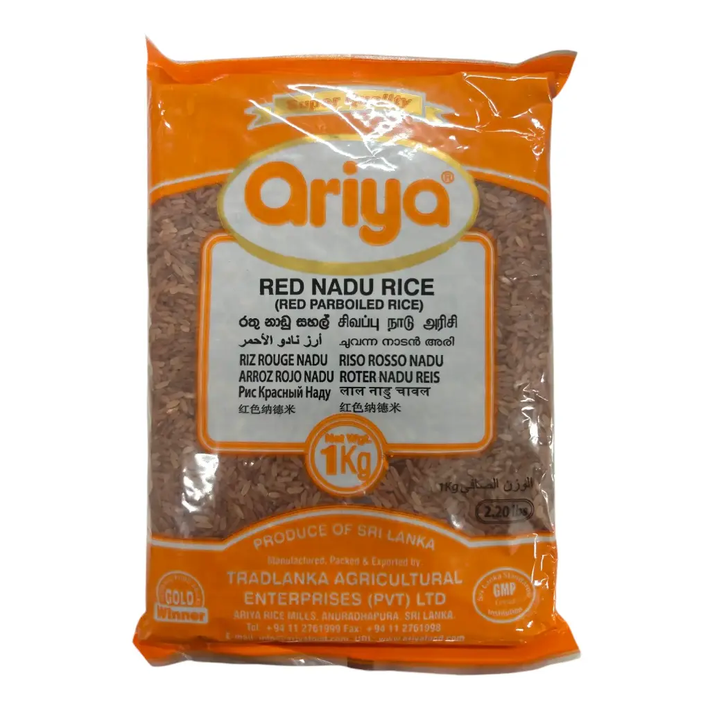 Ariya Red Nadu Rice (Red Parboiled) 1kg