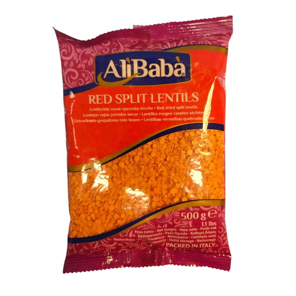 Alibaba Red Split Lentils 500g