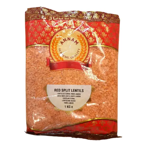 Annam Red Split Lentils 1kg