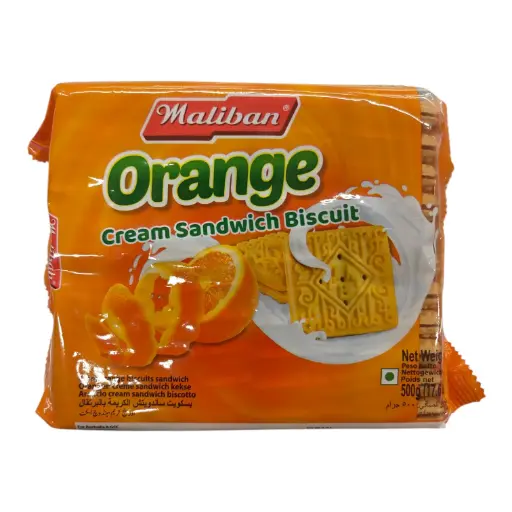 Maliban Orange Sandwich Biscuits 500g